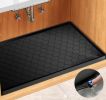 Silicone Under Sink Mat 34" x 22", kitchen Essentials and Gadgets, Shelf liner and Cabinet Protector, Home Organizers and Storage