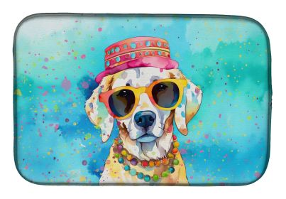 Hippie Dawg Dish Drying Mat Absorbent Dish Drying Mat Pad for Kitchen Counter Dish Drainer Mat for Countertop, 14 x 21", Multicolor