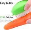 Premium Veggie Brush The Scrubber for Potato Eyes,a Potato Scrubber Suitable for Root Vegetables & Delicate Fruits