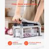 Vegetable Chopper Mandoline Slicer, All-in-1 Food Veggie Cutter with 9 Stainless Steel Blades, Cheese Grater Onion Potato Dicer with Container