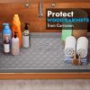 Silicone Under Sink Mat 34" x 22", kitchen Essentials and Gadgets, Shelf liner and Cabinet Protector, Home Organizers and Storage